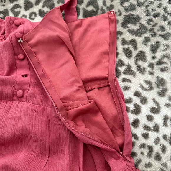 Forever 21 Sweetheart Fit & Flare Mini Dress in Rose Petal Pink Size Medium - Picture 9 of 16